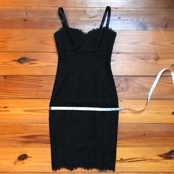 Ted Baker London Little Black Lace Sheath Dress, NWT, 0/00 - Picture 6 of 10